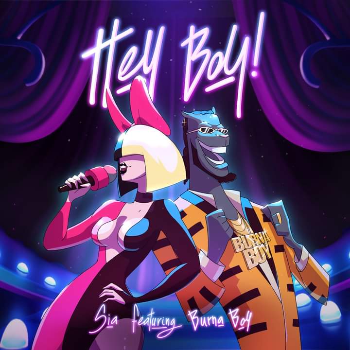 Sia invite Burna Boy sur son titre « hey boy »