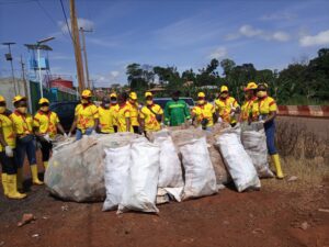 Après la collecte des déchets
