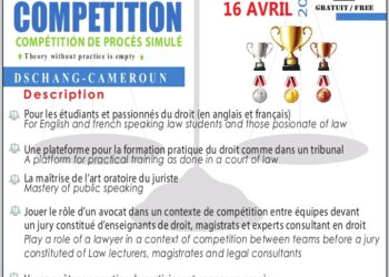 La 2e édition de la Fountain Of Justice Cameroon Moot Court Competition (FJCMCC) est lancée