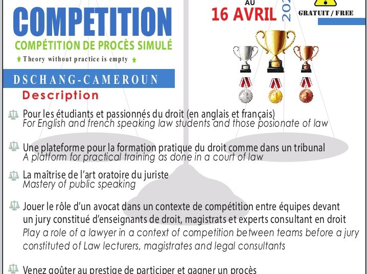 La 2e édition de la Fountain Of Justice Cameroon Moot Court Competition (FJCMCC) est lancée