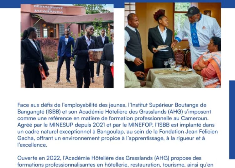 Zoom sur l’Institut Supérieur Boutanga de Bangangté (ISBB)